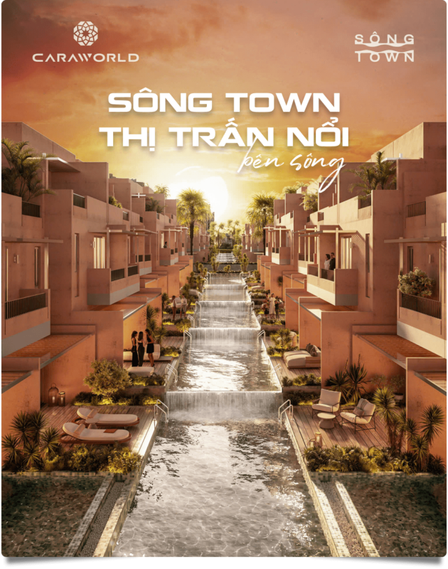 Tổng quan Caraworld Cam Ranh - Phân khu Sông Town