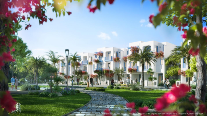 Thiết kế nhà phố thuộc tiểu khu Hy Lạp phân khu Sông Town