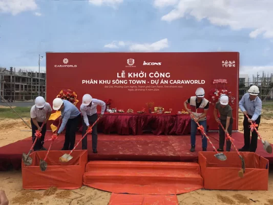 Lễ khởi công phân khu Sông Town dự án Caraworld Cam Ranh
